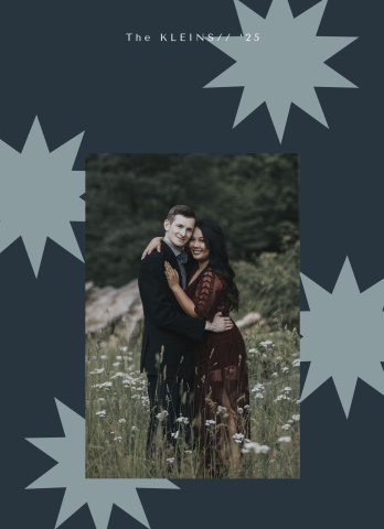 Merry Stars Acrylic Block